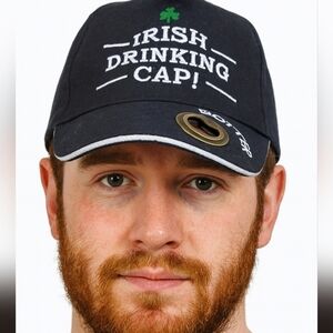 Irish Drinking Cap with‎ opener NEW